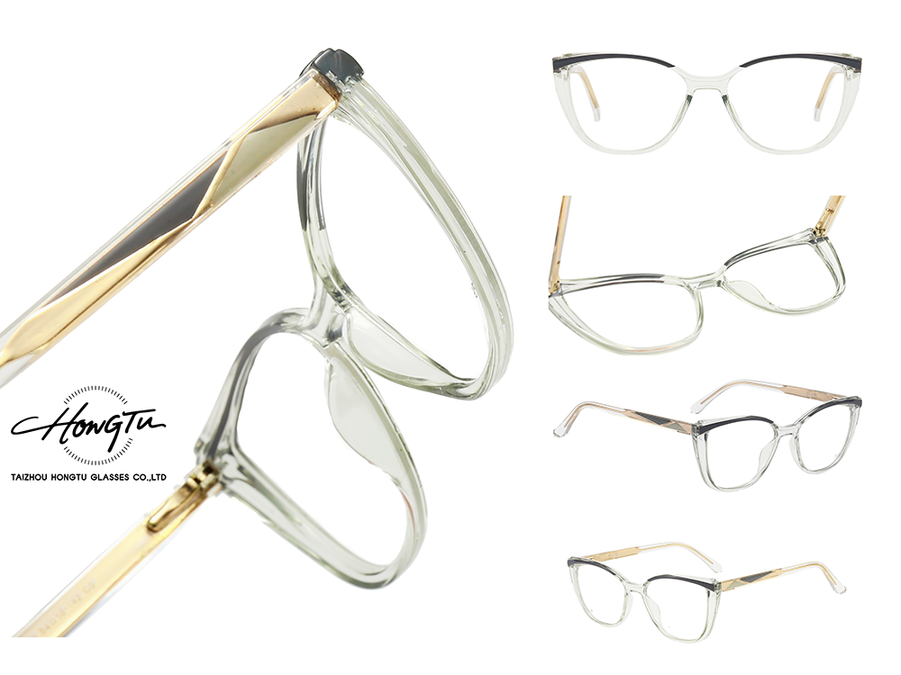 Colored Core Wire Temples Glasses
